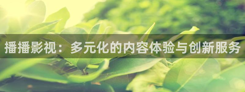 白云视频无广告：播播影视：多元化的内容体验与创新服务