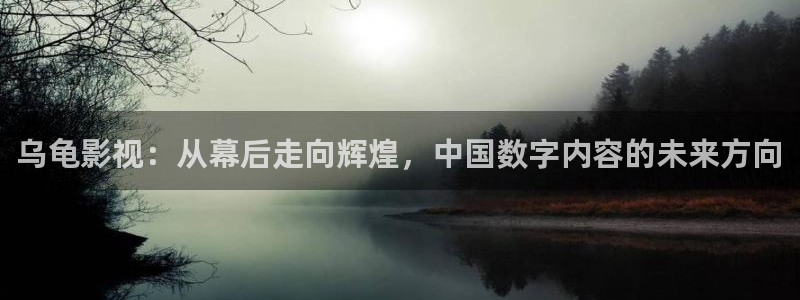 白云短视频：乌龟影视：从幕后走向辉煌，中国数字内容的未来方向